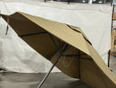 CALIFORNIA UMBRELLA 9' ROUND ALUMINUM POLE FIBERGLASS RIB UMBRELLA - CHAMPAGNE - Like New