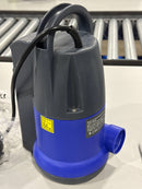 1 HP AUTOMATIC SUBMERSIBLE WATER PUMP, PORTABLE SUMP PUMP - BLUE/GRAY - Like New