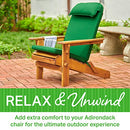 Plant Theatre Adirondack Chair Cushion High Back Patio Chair Cushion - Blue - Like New