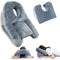 HOMCA FACE DOWN PILLOW MEMORY FOAM AND REMOVABLE COVER PL13 - DARK GRAY - Like New