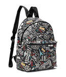 Karl Lagerfeld Paris Amour Backpack Black/Orange Combo One Size - Brand New