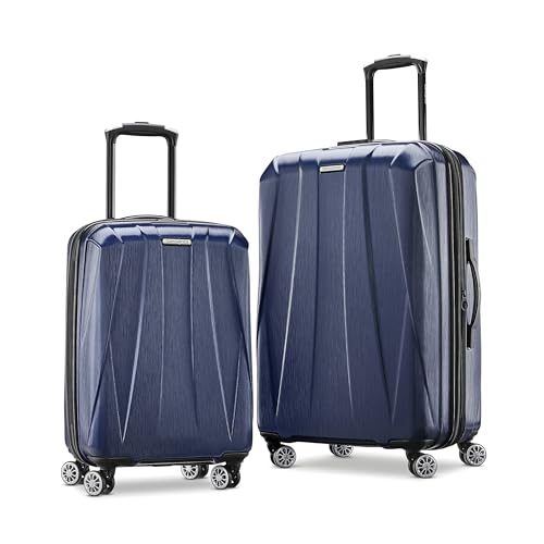 SAMSIONITE CENTRIC 2 HARDSIDE EXPANDABLE LUGGAGE SPINNERS | TRUE NAVY | 2PC SET - Brand New
