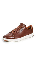 C22585 COLE HAAN MEN'S GRANDPRO TENNIS FASHION SNEAKER WOODBURY HANDSTAIN 10 - Like New