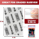 Card Protectors Trading Cards Shipping Supplies 110-Pack 4'' x 6'' Card Sleeves - Like New