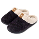 ULTRAIDEAS Women Fuzzy Wool-Like House Shoes Memory Foam Violet Size 11-12 - Brand New