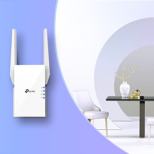 TP-LINK AX1500 WIFI EXTENDER INTERNET BOOSTER, WIFI 6 RANGE EXTENDER - WHITE - Like New