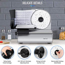 AKG Electric Food Slicer, Precision 7.5” ceramic Stainless Steel B08L8SCHZD - Brand New