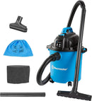 Vacmaster VJC507P 5-Gallon 3 Peak HP Wet/Dry Shop Vacuum - Blue - Like New