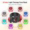 ROMISA RED LIGHT THERAPY MASK FACE 8-1 COLORS LIGHT FACIAL XPRE-368 - BLACK - Like New