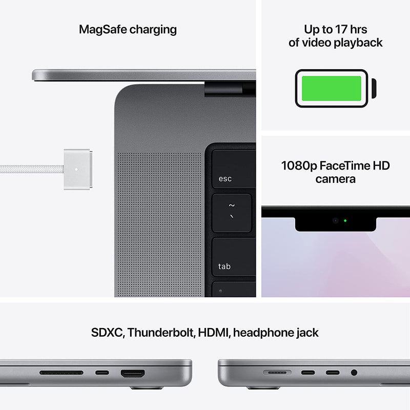 APPLE MACBOOK PRO LATE 2021 14.2 3024X1964 M1 PRO 16GB 1TB SSD M1 PRO FPR - Like New