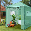 PEXFIX 8'X 8' PORTABLE WALK-IN GREENHOUSE EASY SETUP A-GE06016-USAM026 - GREEN - Like New