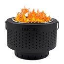 LIMOR Smokeless Fire Pit BBQ Grill 13" Wood Pellet Burning Camping - Black - Brand New