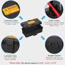Medium Outdoor Electrical Box Waterproof 10.3 x 5.9 x 3.7 in - BLACK - Like New