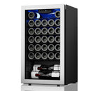 CA'LEFORT 38-65°F, 32 -BOTTLES FREESTANDING INDOOR WINE COOLER - STAINLESS STEEL - Like New