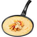 GOURMEX Black Induction Crepe Pan PFOA Free Nonstick Coating 10" - New - Brand New