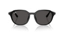 RB4459D RAY-BAN UNISEX SQUARE SUNGLASSES - BLACK/DARK GREY - Like New