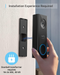 Eufy Security Wi-Fi Video Doorbell, 2K Resolution Wires Doorbell T8200 - Like New