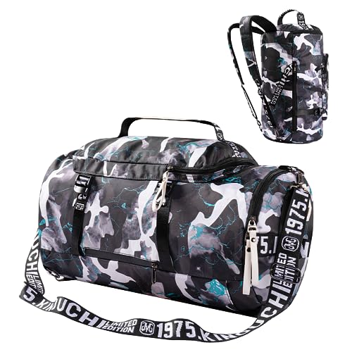 GGOV UNISEX ADULT SPORTS DUFFEL BAGS 20 X 11 X 11 INCHES; 1.85LB - GREEN - Like New