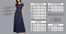 Alex Evenings Long Stretch Sequin Bodice Mother of The Bride Dress 10 US - Brand New