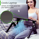 WorkEZ Executive Laptop Stand Desk Adjustable Height computer lap desk - BLACK - Like New