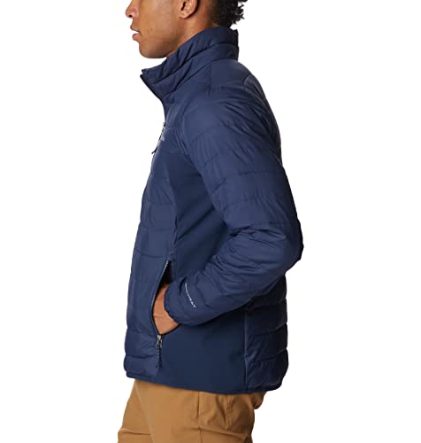 COLUMBIA POWDER LITE HYBRID JACKET, NAVY, X-LARGE TALL - Brand New