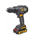 CATERPILLAR 18V 1 FOR 1/2" CORDLESS DRILL DRIVER 2 BATTERY DX11-BLK/YEL - BLACK - Like New