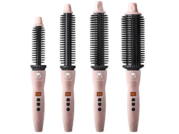 CALISTA PERFECTER PRO HEATED ROUND BRUSH WITH BAG (0.5" PRO) - PINK - Like New