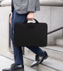 GENERIC 13 ACCORDION POCKET FIREPROOF WATERPROOF BRIEFCASE,3 DIGIT LOCK - BLACK - Like New