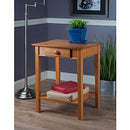 Winsome Studio End Table/Printer Stand with Drawer 29" B000NPOSPK - Honey - Brand New
