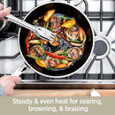 ALL-CLAD FUSIONTEC CERAMIC SOUP POT 4 QUART INDUCTION OVEN BROILER - PLATINUM - Like New