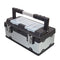 Torin 19" Tool Box Storage Organizer Stainless Steel&Plastic Portable Box -Black - Like New