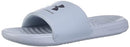 UNDER ARMOUR MEN'S ANSA FIX SLIDE SANDAL - SIZE 11 - HARBOR BLUE/DOWNPOUR GRAY - Like New