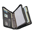 SAMSONITE VINYL PADFOLIO WITH ZIPPER CLOSURE - BLACK - Like New