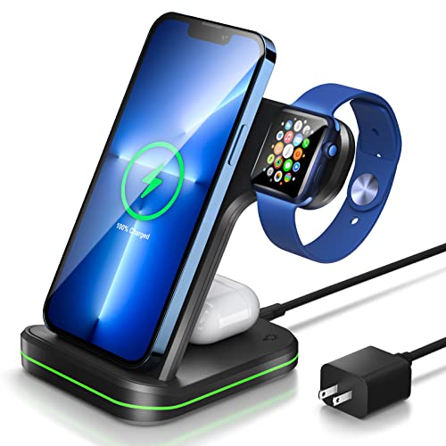 SOCKSPREE 3 IN 1 WIRELESS CHARGING STATION SOCKSPREE CHARGER W305 - BLACK Like New