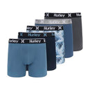 HURLEY MENS 5 PACK STRETCH BOXER BRIEFS XL - LANIAKEA COMBO - Brand New