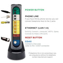 MOTOROLA CABLE MODEM WIFI ROUTER 2 PHONE PORTS COMBO WIFI 5 DOCSIS 3.0 - SILVER - Like New