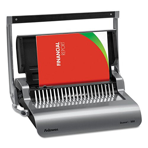 FELLOWES BINDING MACHINE QUASAR+ COMB BINDING (5227201) - GRAY - Like New