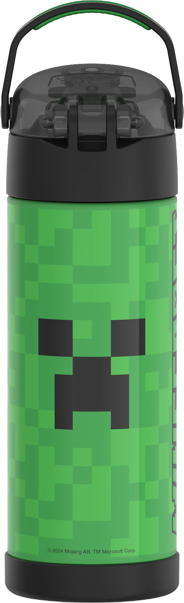 THERMOS LICENSED FUNTAINER HYDRATION BOTTLE, 16 OZ - MINECRAFT - Like New