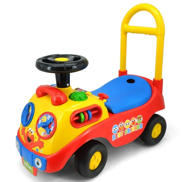 KIDDIELAND MY FIRST ACTIVITY RIDE-ON ELMO LIGHT & SOUND SESAME STREET - RED - Brand New