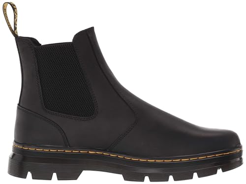 26002001 DR. MARTENS UNISEX EMBURY, BLACK WYOMING, SIZE 9 MEN/10 WOM MEN/WOM - Like New