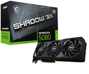 MSI SHADOW GEFORCE RTX 5080 16GB GDDR7 PCI GRAPHICS CARD RTX 5080 16S3C - BLACK - Like New