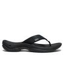 1033470 KEEN MEN'S KONAFLOP BEACH SANDALS, SIZE 11, BLACK/STEEL GREY - Like New