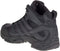 MERRELL MEN'S MOAB 2 MID WP MILITARY BOOTS WIDE WIDTH - SIZE: MEN 10.5W - BLACK - Like New