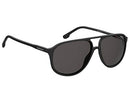CARRERA MEN'S CARRERA 257/S SUNGLASSES BLACK/POLARIZED GRAY 60MM 15MM - BLACK - Like New