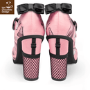 HOT CHOCOLATE DESIGN CHOCOLATICAS LINGERIE WOMEN'S MARY SIZE: 6 - PINK/BLACK - Like New