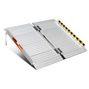 ORFORD Portable Wheelchair Ramp 2FT 28.74''L×23.8''W Handicap Ramps Aluminum - Brand New