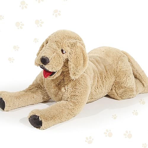 Dog Plush Stuffed Animals Plush47.2 Inch Soft Cuddly Golden Retriever Stuffed - Like New
