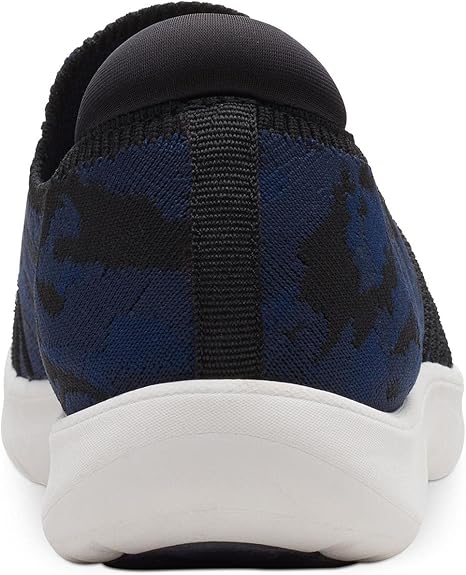 CLARKS WOMEN'S CLOUD STEPPER ADELLA STEP - SIZE: WOMEN 8.5 WIDE - NAVY CAMO - Like New