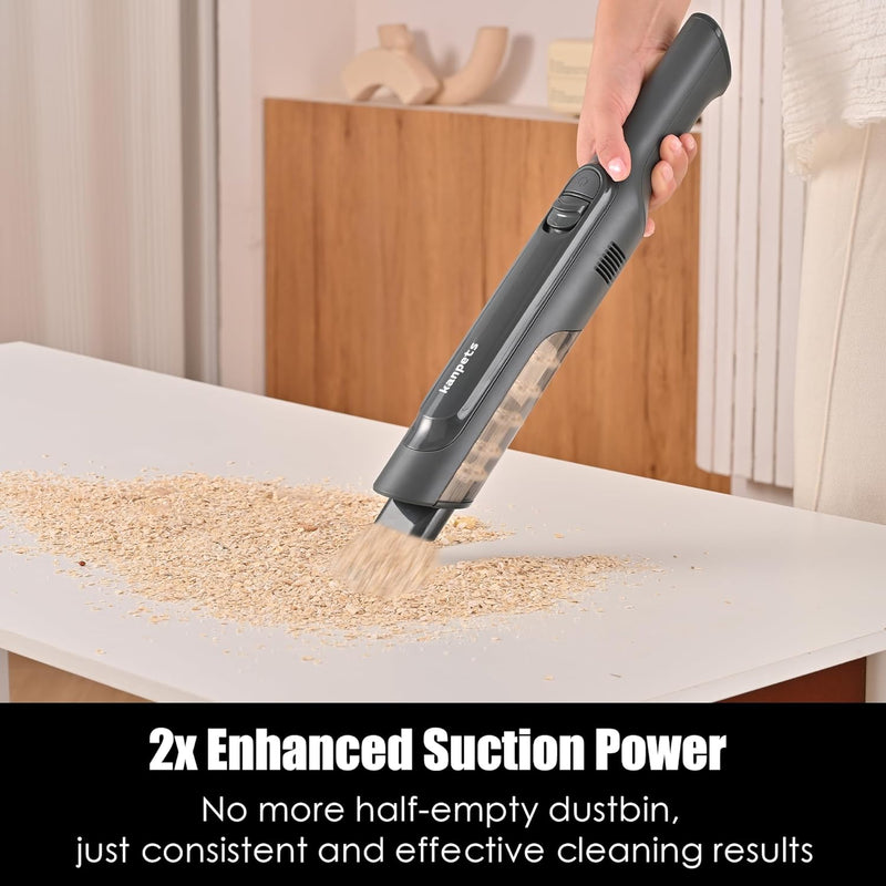 KANPETS CORDLESS MINI VACUUM VX7113C - GRAY - Scratch & Dent