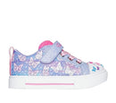 SKECHERS KIDS TWINKLE SPARKS OMBRE FLUTTE (LITTLE KID) SIZE 10 - LAVENDER - Brand New